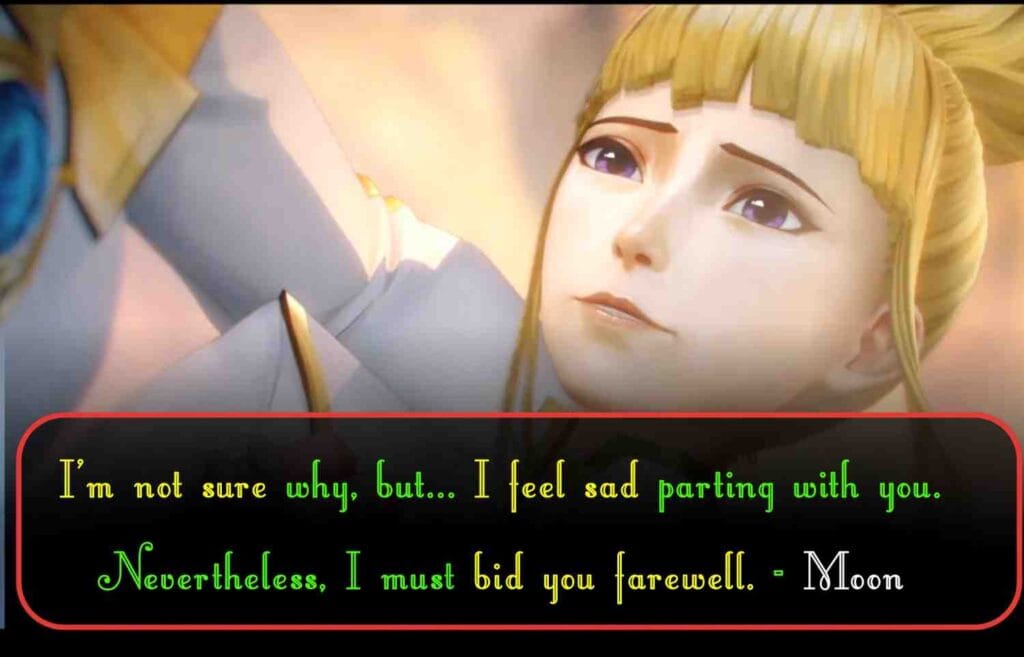 Moon quotes from To Be Hero X anime