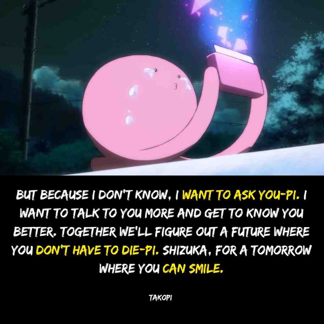 10+ Deep quotes from Takopi's Original Sin Anime